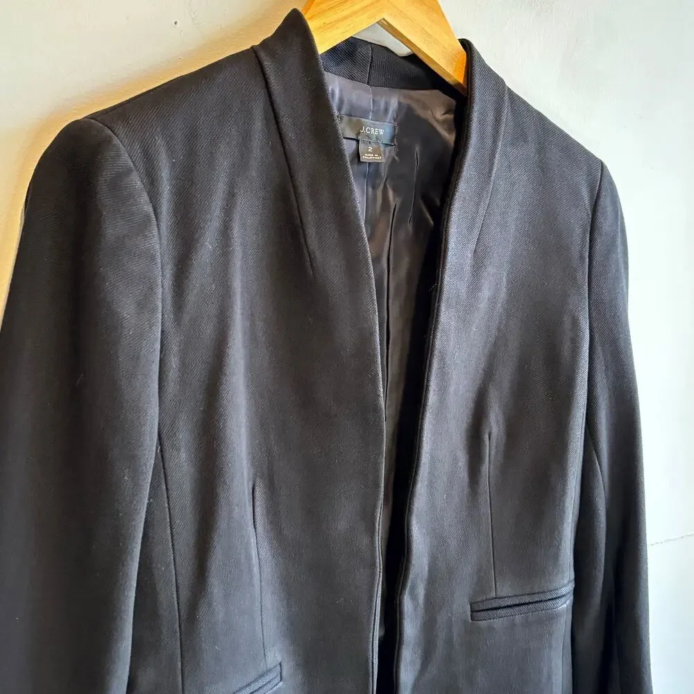 J. Crew Black Going Out Blazer - size 2